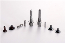 Automobile seat rivet and shaft